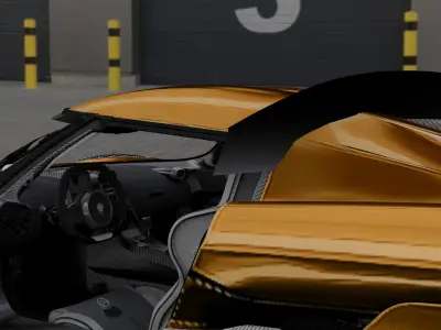 Koenigsegg Jesko 3D model by PIXELCRAZE