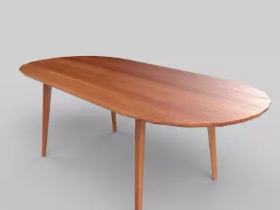 table Low-poly 3D model
