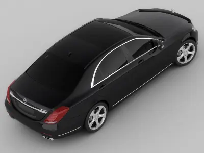 Mercedes S-class MY 2014 3D model