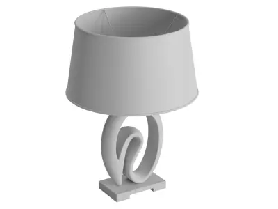 Agate Table Lamp 3D model