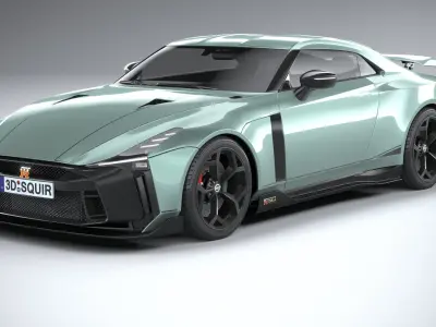 Nissan GT-R50 Italdesign 2021 3D model