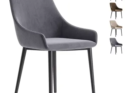 Acosta Dining Chair 3D model