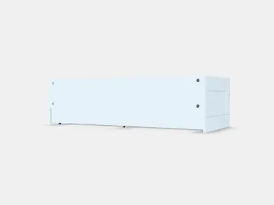 BRIMNES Daybed frame with 2 drawers Low-poly 3D model