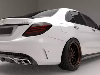 Mercedes C63s AMG  3D model