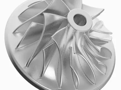 Centrifugal Pump Impeller 3D print model