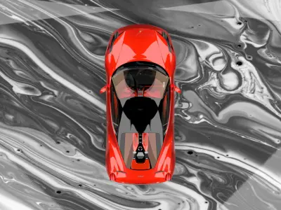 Ferrari 458  Italia High Poly Realistic 3D Model 3D model