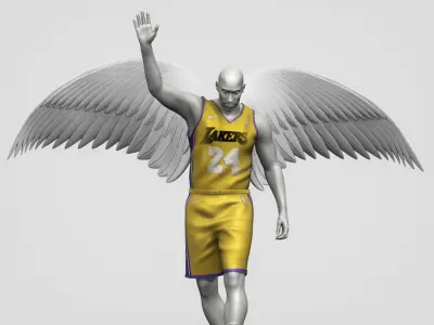 Kobe Bryant 3D Printable 6 3D print model