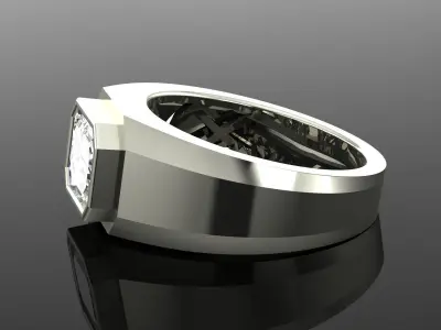Band Ring 3D print model