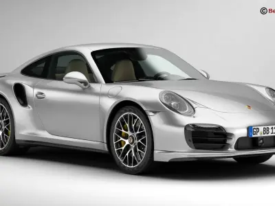 Porsche 911 Turbo S 2014 3D model