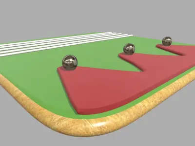 Decoration Cookie Christmas Low-poly 3D model