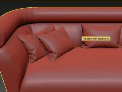 Rouble sofa 3D model