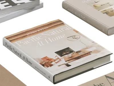 Coffee Table Books 5 3D model