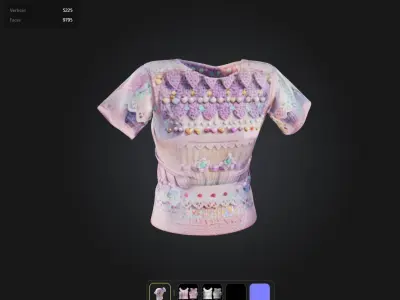 Kawaii Top PBR 4k Low-poly 3D model buy