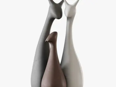 Collection of decorative figurines