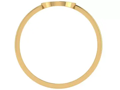 U shape weeding matching band 3D print model