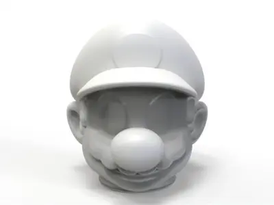 MARIO PENCIL HOLDER 3D print model