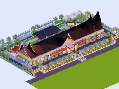 Retail Market Store 3D model