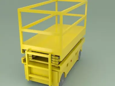 lift scissor  Free low-poly 3D model