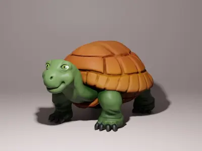 Stylized Turtle  3D model