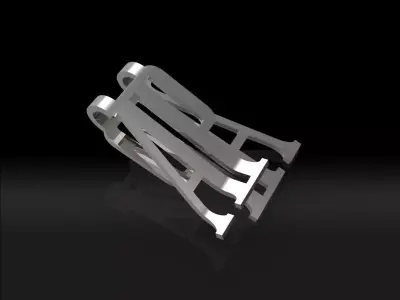 Money Clip with AP letters 3D print model