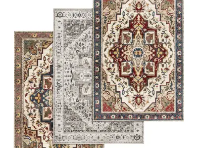 Rug Set 1602 3D model