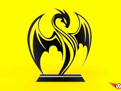 Dragon Statue Free 3D model