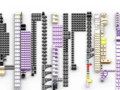 TwindBricks3D - 21264 The Ender Dragon and End Ship 3D print model