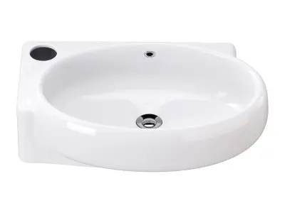 Corner Wall Mount Bathroom 3D model