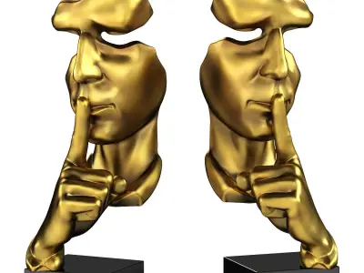 Thinker Statue 3D model