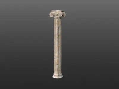 Ionic column 3D model order