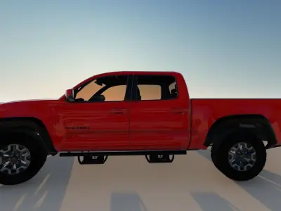 Toyota Tacoma Low-poly 3D model