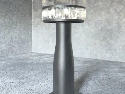 Stand diamond lampshade 3D model