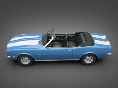 1968 Chevrolet Camaro RS Convertible 3D model