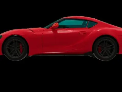 Car  Toyota Supra 2019 3D Model Low-poly 3D model