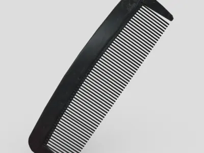Hair Comb 4 Low-poly 3D model