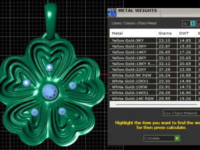 LUXURY FLOWER PENDANT 3D PRINTABLE MODEL  3D print model