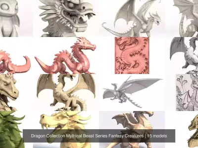Dragon Collection Mythical Beast Series Fantasy Creatures