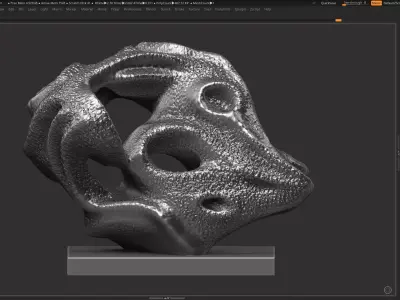 Modern Abstract Decorative sculpture 3d print model 3D print model 11