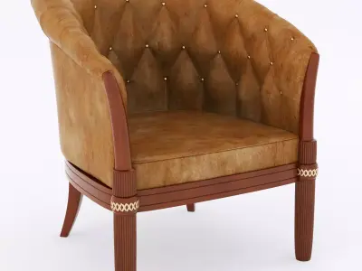 Belle Epoque 9508P armchair 3D model