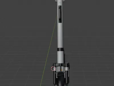 Realistic 3D Scooter Model  Detailed  Optimized 3D print model