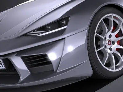 Generic SportCoupe 2017 3D model