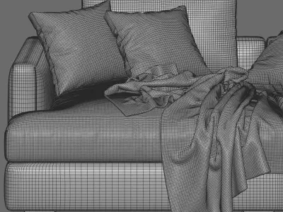 Marac Laguna Sofa 2 Seats 3D model