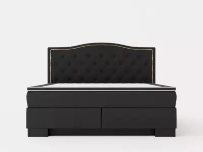 Hilton Luxury Complete Bed Pack180x200 Admiral Bed Give Top Low-poly 3D model
