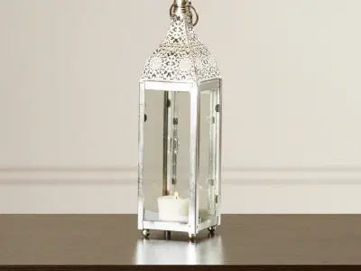 Glass and Metal Lantern 3D model purchase