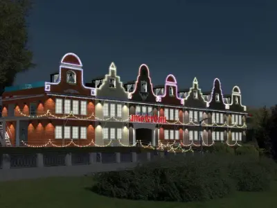  Ship Restaurant 3D model