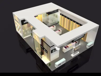 Exhibition - Area - 15X11-3DMAX2009-01 3D model