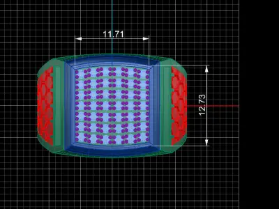 NEO MAN RING MODEL2 3D print model