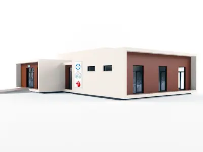 Outpatient clinic 01 3D model