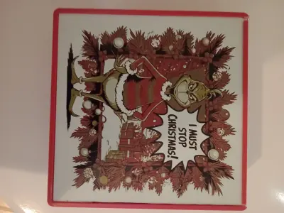 Grinch Christmas Gift Box 3D print model