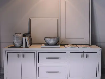 chest of drawers 3D model buy